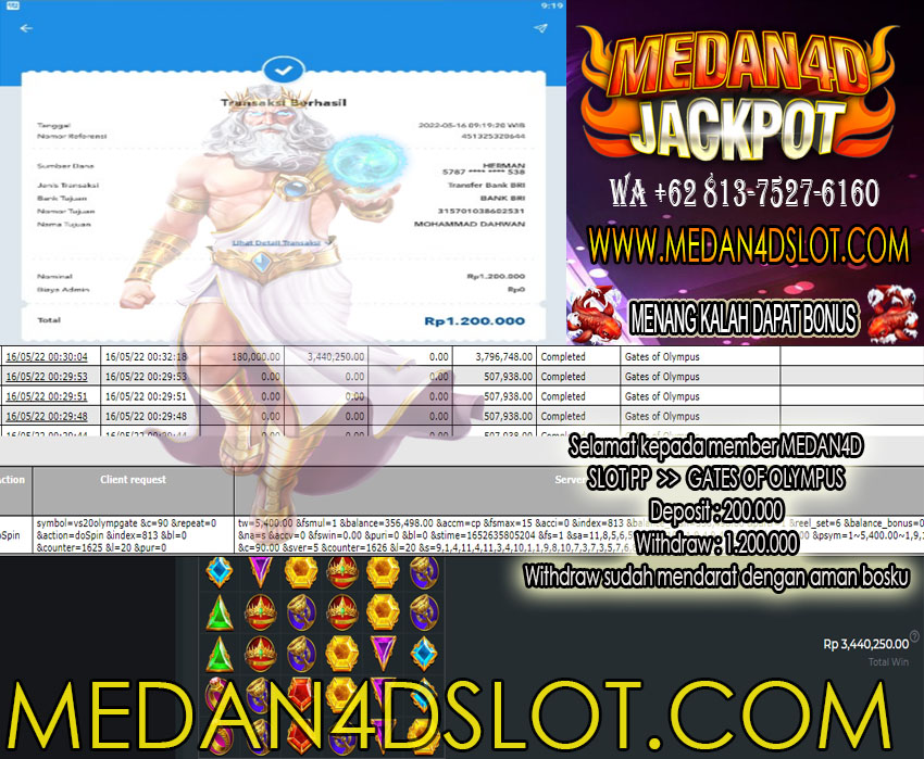 Bukti JP Medan 4D 