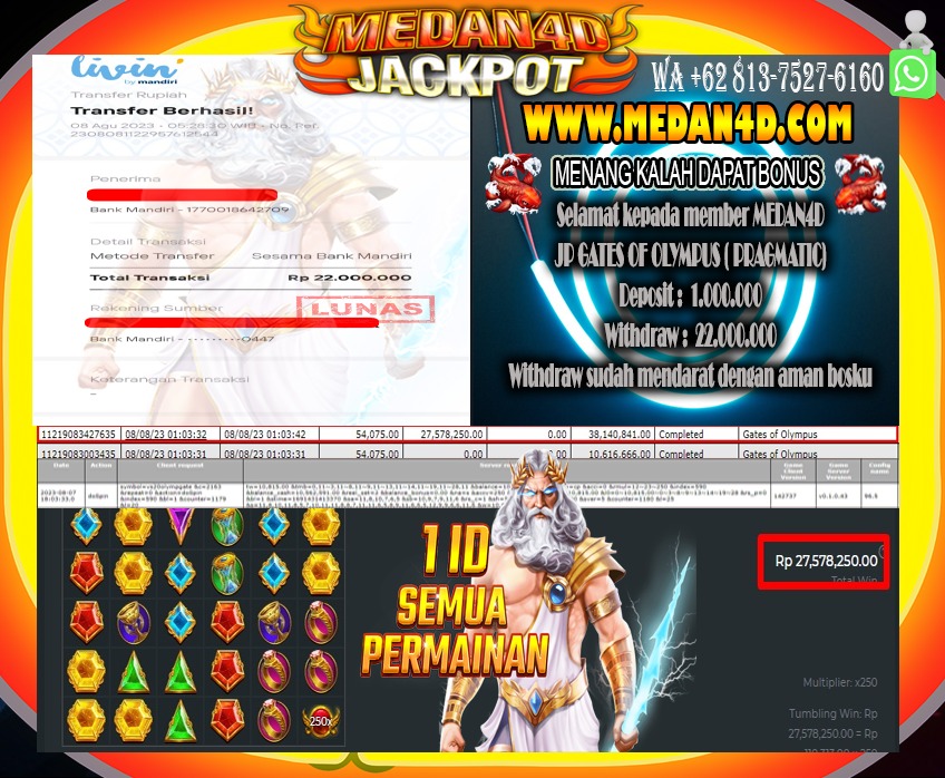 Bukti JP Medan 4D – 08 AGUSTUS 2023