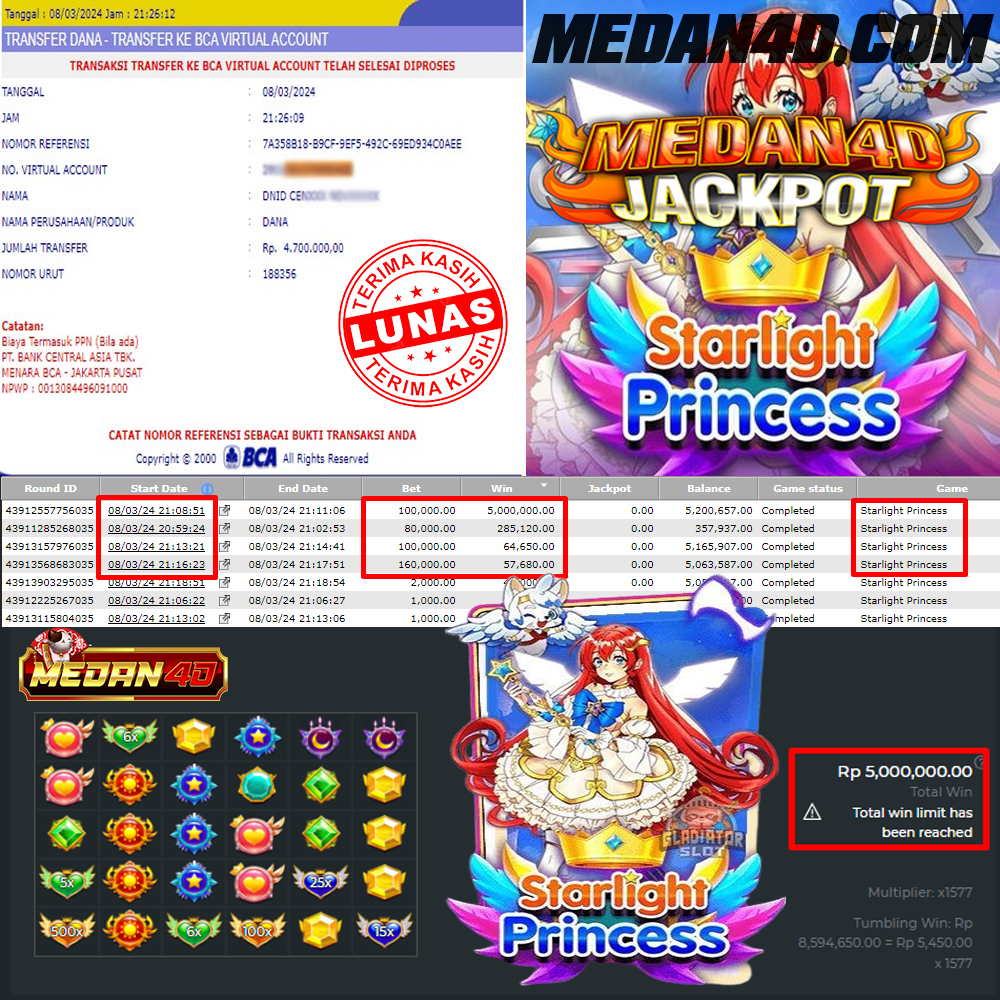 Bukti JP Medan4D – 08 MARET 2024 