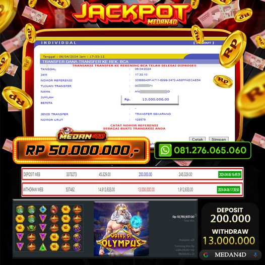 BUKTI JP MEDAN4D – 06 APRIL 2024 