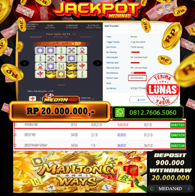 BUKTI JP MEDAN4D – 27 AGUSTUS 2024 