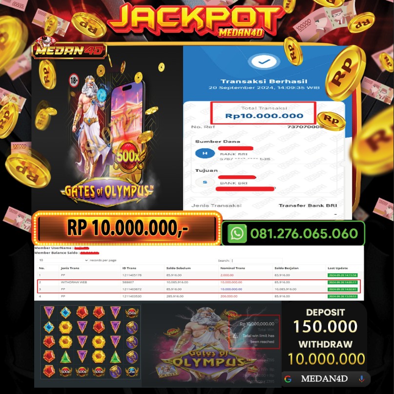 BUKTI JP MEDAN4D – 20 SEPTEMBER 2024 