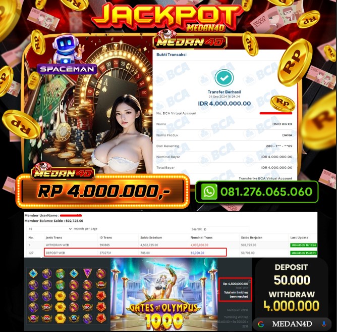 BUKTI JP MEDAN4D – 26 SEPTEMBER 2024 