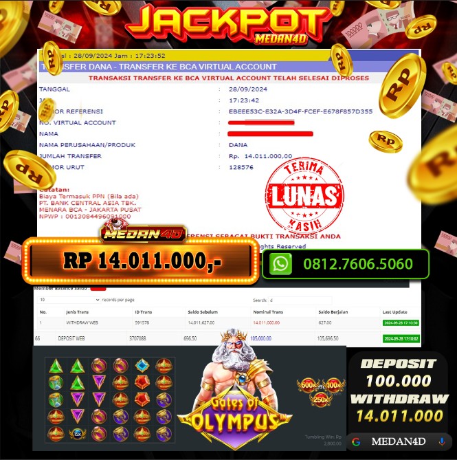 BUKTI JP MEDAN4D – 28 SEPTEMBER 2024 