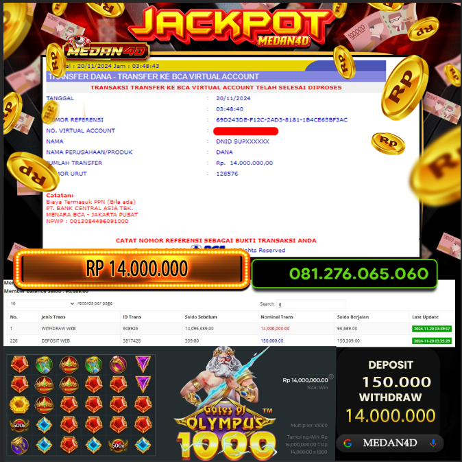 BUKTI JP MEDAN4D – 20 NOVEMBER 2024 