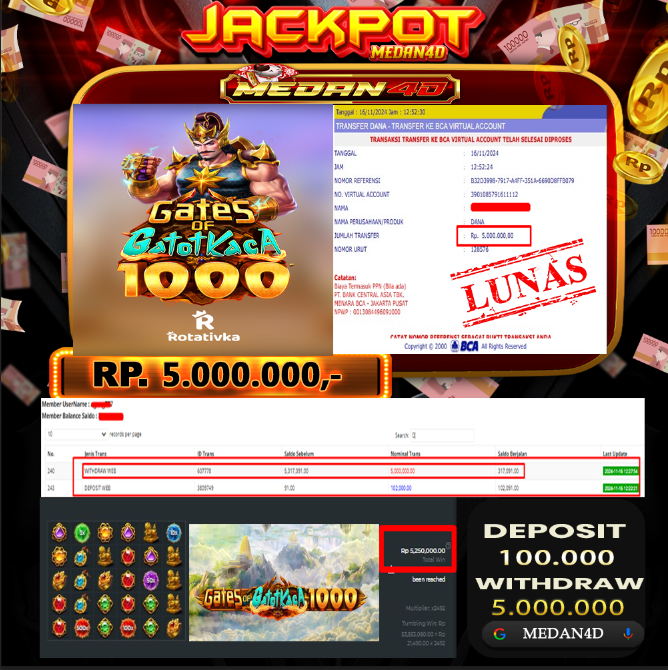 BUKTI JP MEDAN4D – 16 NOVEMBER 2024 