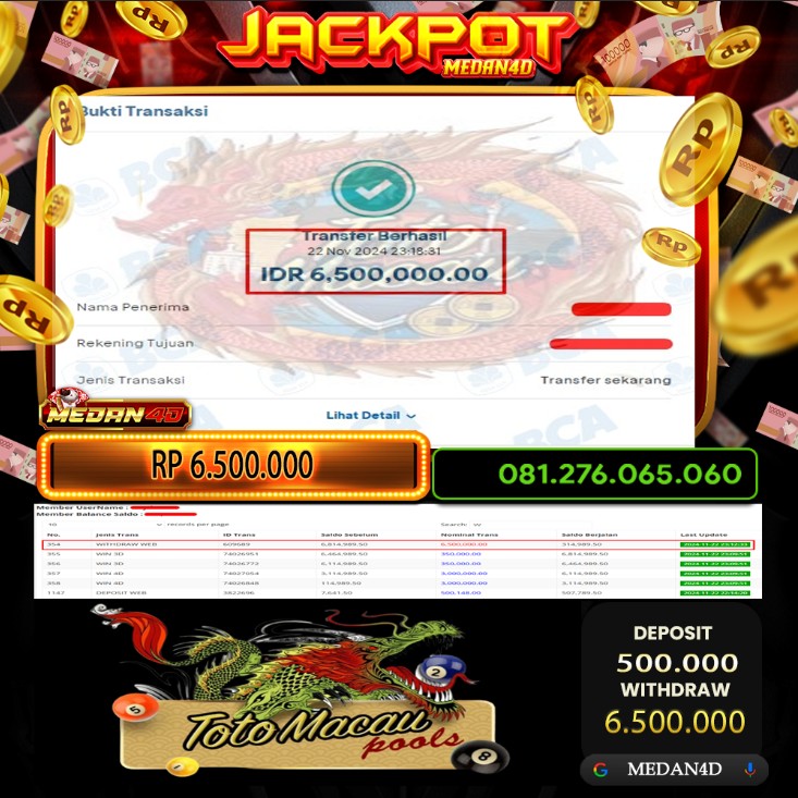 BUKTI JP MEDAN4D – 22 NOVEMBER 2024 